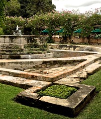 Casa Santo Domingo, earthquake ruins, Santo Domingo Church and Monastery, 'Route of the Mayas', Antigua, Guatemala,  Overseas Adventure Tours', fountain