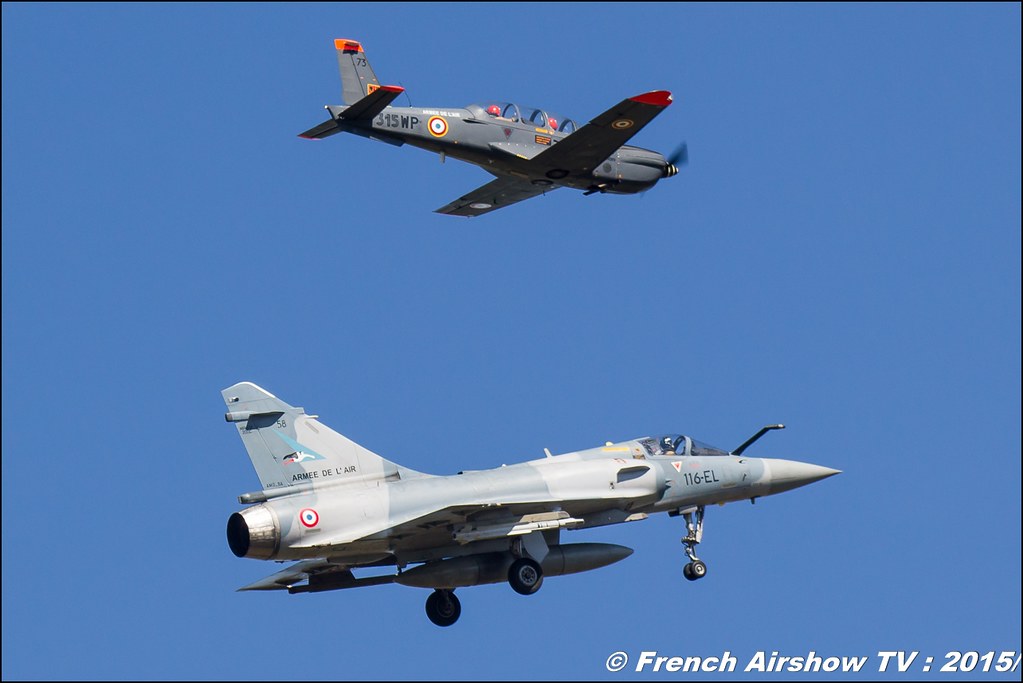 Mirage 2000-5, 1/2 Cigognes, Mirage 2000 display ,police du ciel, TB-30 Epsilon, Dassault Mirage 2000-5, BA-116 Luxeuil St Sauveur LFSX, Meeting Aerien 2015