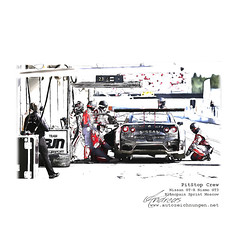 Nissan GT-R Nismo GT3 - Blancpain Sprint Moscow - FREE Download go to www.autozeichnungen.net