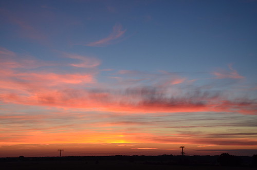 skies sunsets germancountryside spornitz