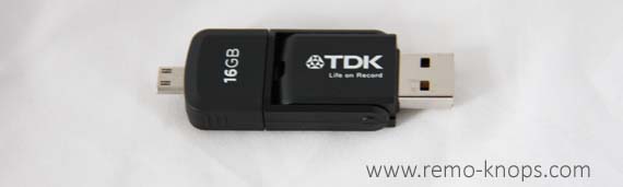 TDK 2-in-1 Micro USB 2.0 Flash Drive 4459