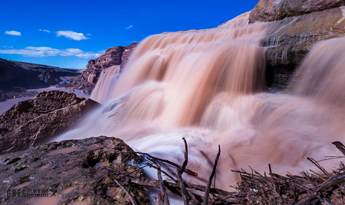 arizona chocolatefalls navajoreservation falls grandfalls muddy river leupp unitedstates us