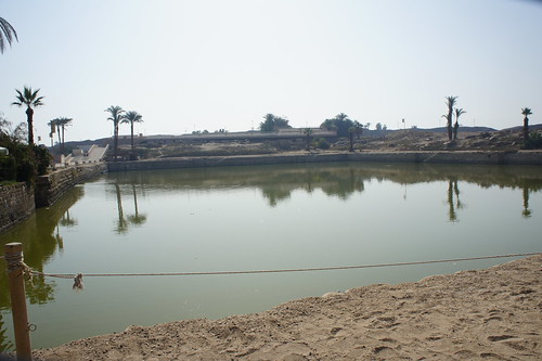 The sacred lake inside Egypt's Karnak