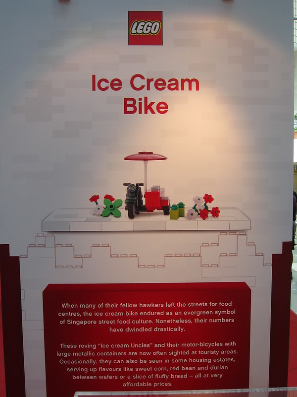 LEGO SG50 Limited Edition Singapore Icons Mini Build - Ice Cream Bike - Poster