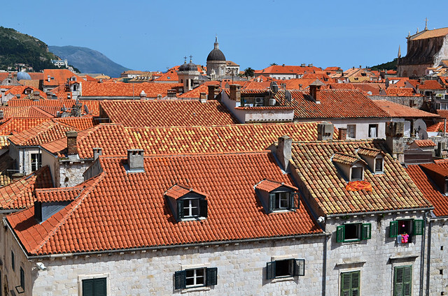 Across the rooftops, old town, Dubrovnik, Croatia