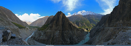 road bridge trees pakistan sky panorama snow mountains ice water clouds canon river landscape geotagged rocks wide structures tags location elements vegetation fields greenery tamron hunza cloudscapes settlement summits gilgitbaltistan imranshah canoneos70d murtazabad gilgit2 tamronsp1750mmf28dillvc