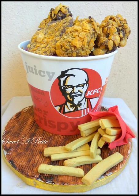 KFC Bucket Cake from Sweet A Petite - Cake Boutique by Minaxi
