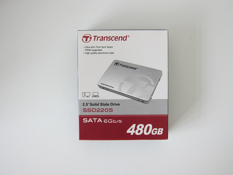 Transcend TLC 480GB SSD - Box Front