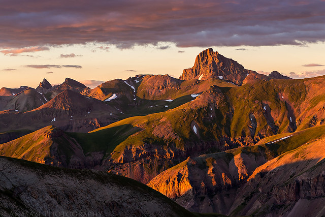 Wetterhorn Peak Sunset