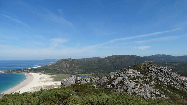 Playa de Area Maior desde Monte Louro