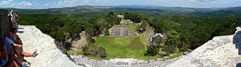 plaza autostitch panorama stone geotagged temple ancient maya mosaic belize ruin mayan vista xunantunich elcastillo geolat1709 geolon8914