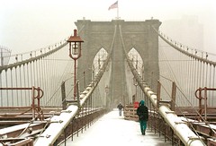 Brooklyn Bridge Path White