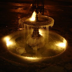 Iced fountain