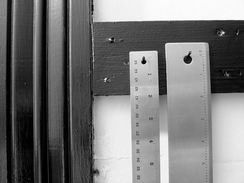 weathergirl rulers ruler blackandwhite painted wood trim