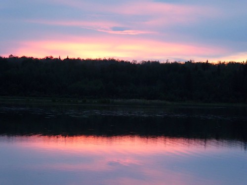 camping sunset lake canada water alberta northbucklake