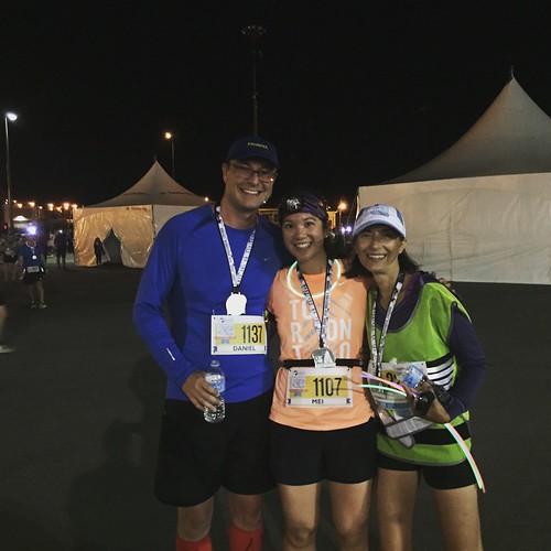 Dan, Mei and Gianna after the race.
