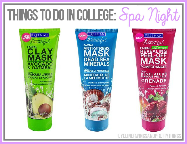 10 Things To Do Besides Partying In College - Spa Night // eyelinerwings&prettythings
