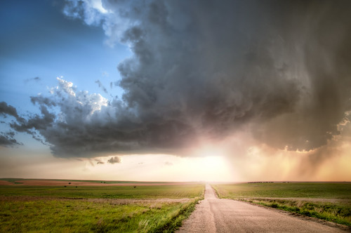 sunset clouds rural landscape unitedstates ellis kansas thunderstorm storms