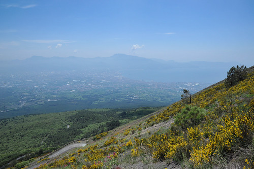 italy coast italia campania vesuvius vesuvio panoramicview