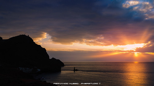 ocean sea cloud sun beach sunrise rocks torre blanca vela fernandohueso fherstudio