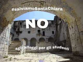 Casamassima-L'iniziativa con l'hashtag #salviamoSantaChiara