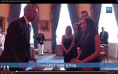 Screenshots from the White House video of President Obama Celebrating ADA25