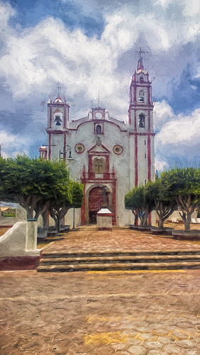 painterly building church architecture mexico nokia historic smartphone puebla tecali lumia1020 topazimpression