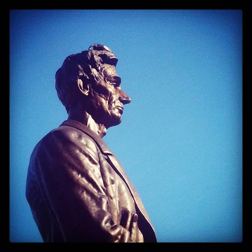 Abraham Lincoln at Lytle Park.