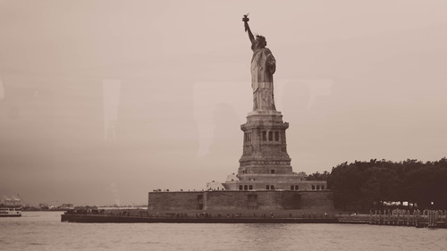 Statue of Liberty, from Ferry