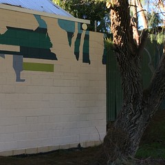 Mural near the stables