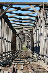Old East Coulee Coal Bridge (East Coulee, Alberta)
