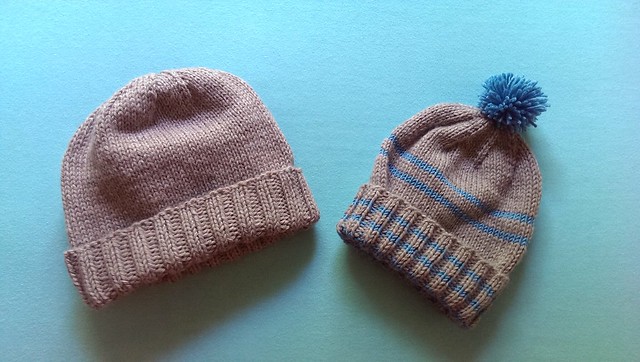Last minute father and baby hat