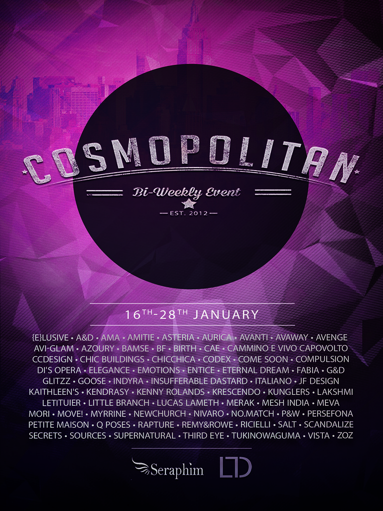 Cosmopolitan {Round 11/5} 16th – 28th January
