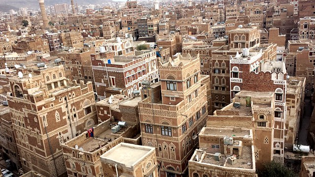 Imagen de la vieja Sana'a (Yemen)