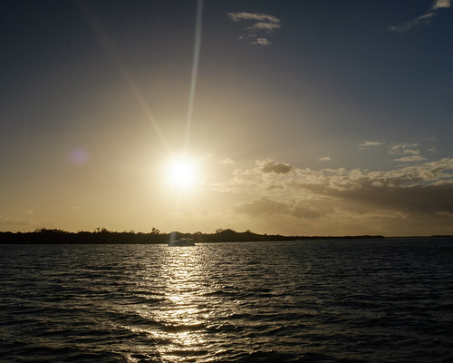 flare sunset water puertorico sol pr fujifilm sea agua sun ocean salinas fuji silhouette boat x100s caribbean tropical island guayama