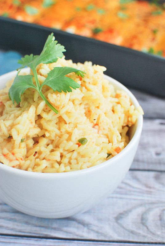 Mexican Rice - an easy and delicious recipe that goes perfectly with tacos, enchiladas, and burritos!