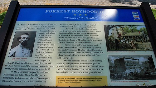 geotagged forrest general tennessee historic confederate historicalmarker chapelhill csa boyhoodhome marshallcounty nathanbedfordforrest