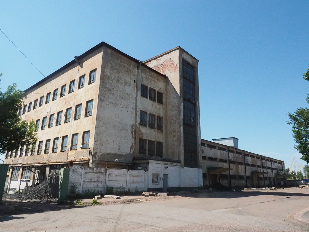 Vyborg architecture. 1930-s warehouses.