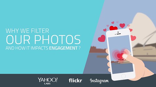 Why we filter our photos and how it impacts engagement - Yahoo Labs / Instagram / Flickr