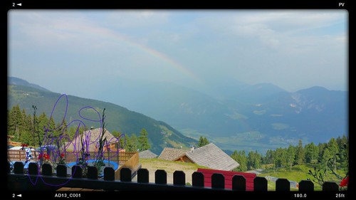 austria rainbow nuvole arcobaleno montagna temporale carinzia embergeralm samsungnote4