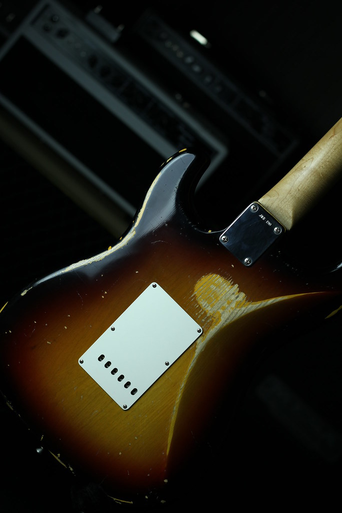 J.W Black Guitars JWB-S "Hard Aged "1 piece Ash Body"  "SSH＋rear push-push"
