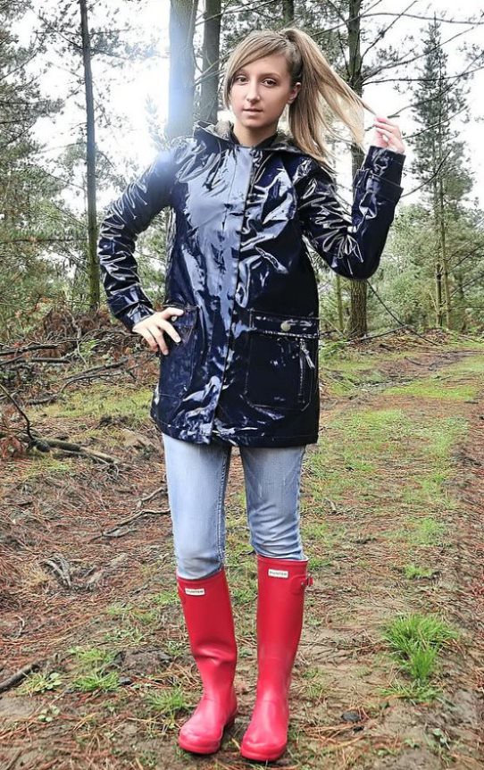 Woman Wearing Red Hunter Boots - a photo on Flickriver