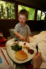 mother's day breakfast in bed, served by nick    MG … 