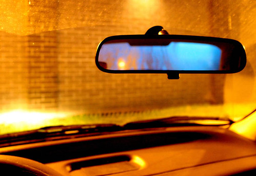 car sunrise work mirror illinois parkinglot mattoon stephenhaas