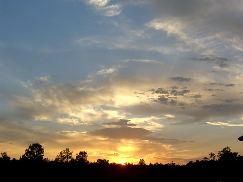 sunset sky day cloudy arkansas whitehall