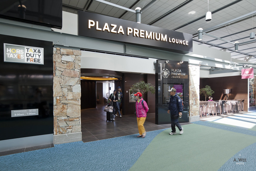 Entrance to the Plaza Premium Lounge