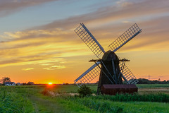 Herringfleet Windmill at Sunset