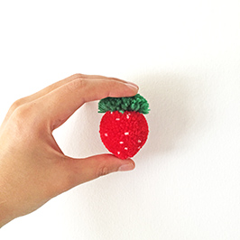 Strawberry Pom Pom