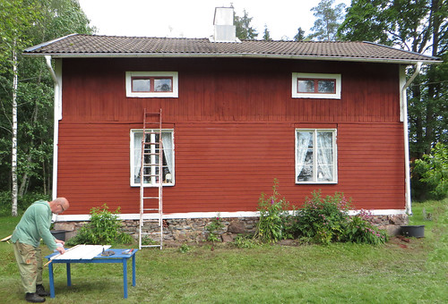 sweden renovation västmanland ljusnarsberg exteriorrenovation blåmansbäcken