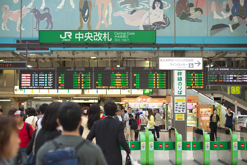 Tokyo Train Story 上野駅中央改札口 2015年7月5日